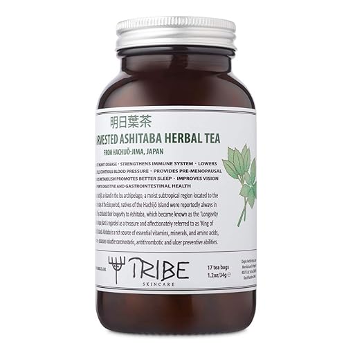 Tribe Skincare Wild Harvested Ashitaba Herbal Tea (????) from Hachij?-jima, Japan