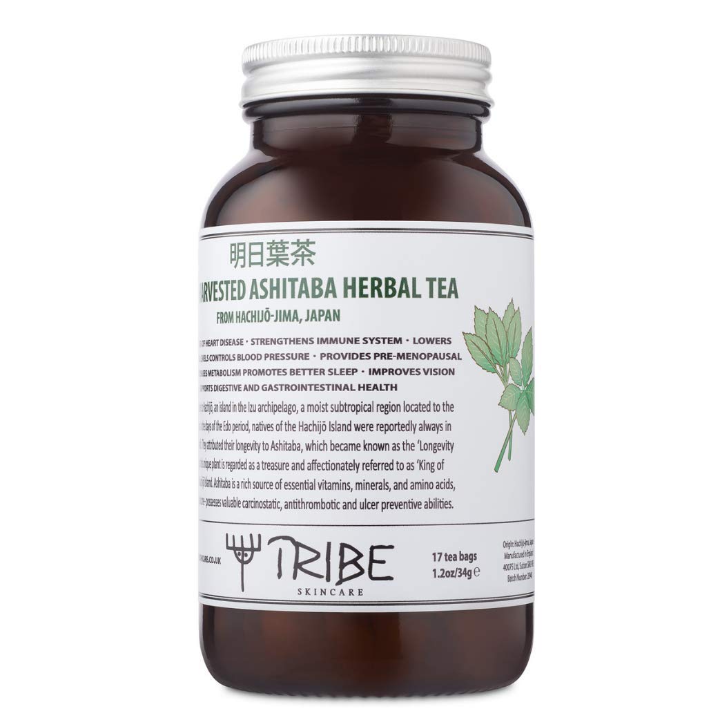 Tribe Skincare Wild Harvested Ashitaba Herbal Tea (????) from Hachij?-jima, Japan