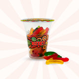 Fun Fruit Bites Gummy Worm Cup (Halal) (Pack 6)