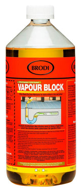 VapourBlock Drain Sealer Liquid & Trap Primer for Unused & Dry Drains, Citrus-Based, Blocks Sewer Gas Odors & Stops P-Trap Evaporation in Cabins