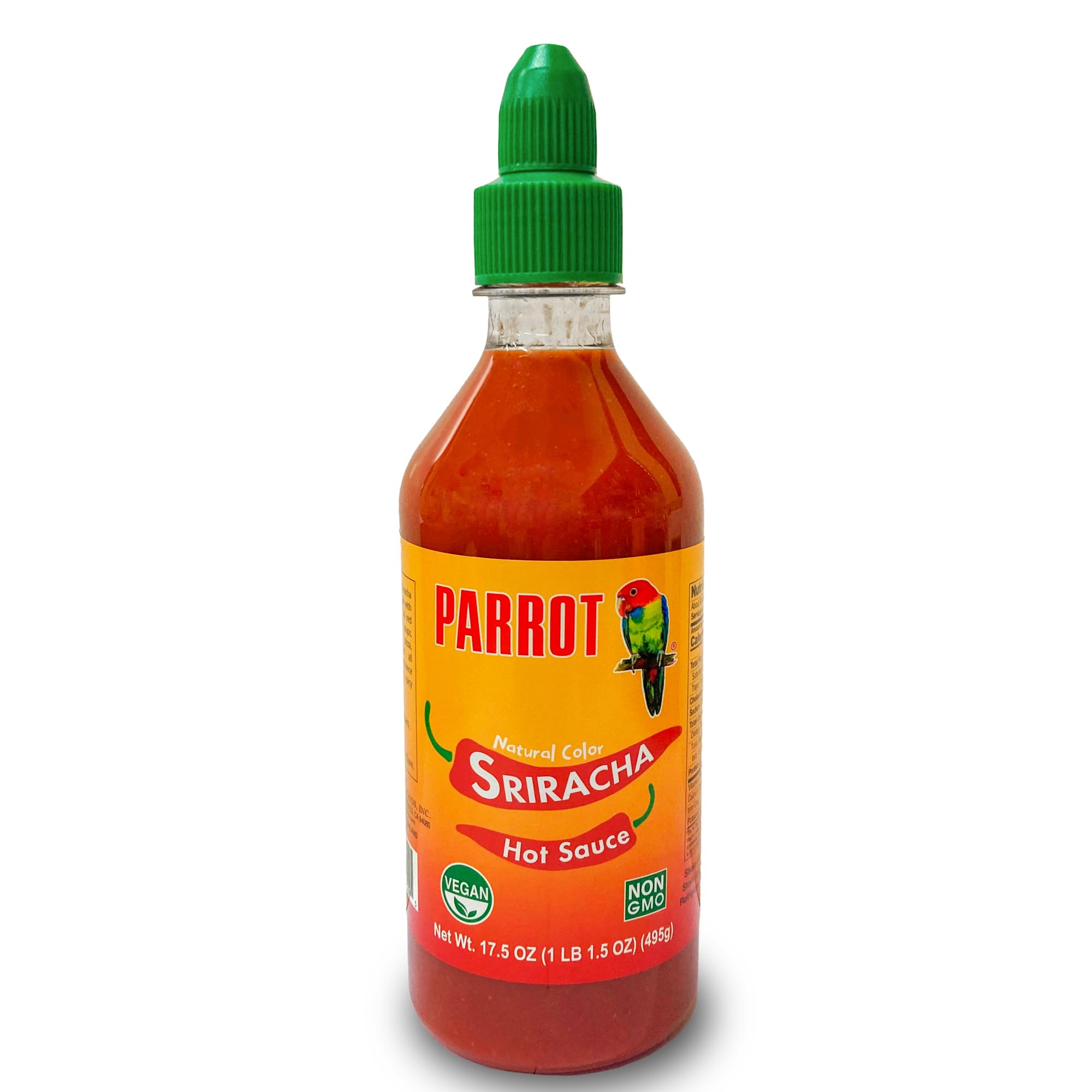 Parrot Brand Sriracha Hot Chili Sauce 17.5 oz?Pack of 2?