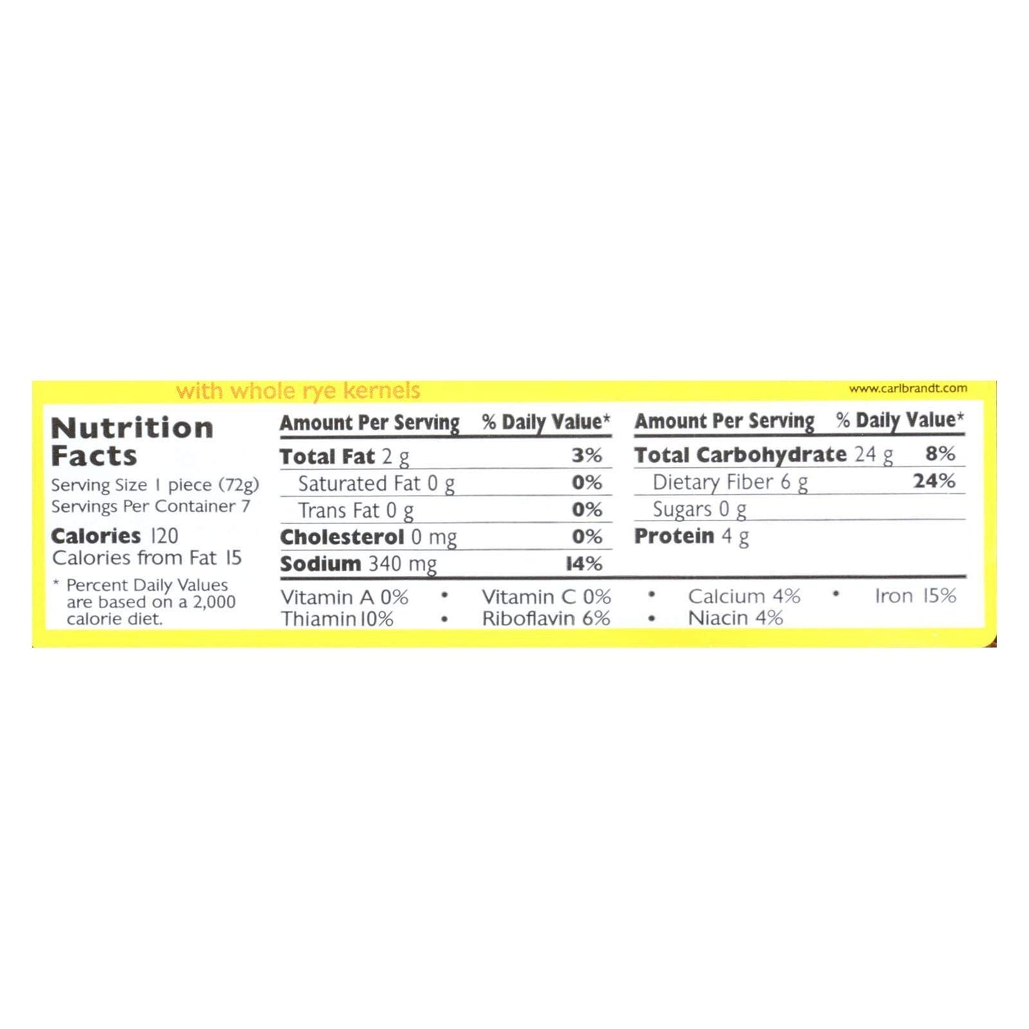 Mestemacher Three Grain Bread Packages - 17.6 oz - 12 pk