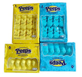 Peeps Marshmallow Chicks and Bunnies Variety Pack; Value Pack Bundle (Yellow/Blue)