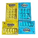 Peeps Marshmallow Chicks and Bunnies Variety Pack; Value Pack Bundle (Yellow/Blue)