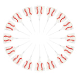 Baseball Lollipops Suckers Sports Pops for Birthday, Sports Event or Baseball Party Favor, Individually Wrapped 12 Pack