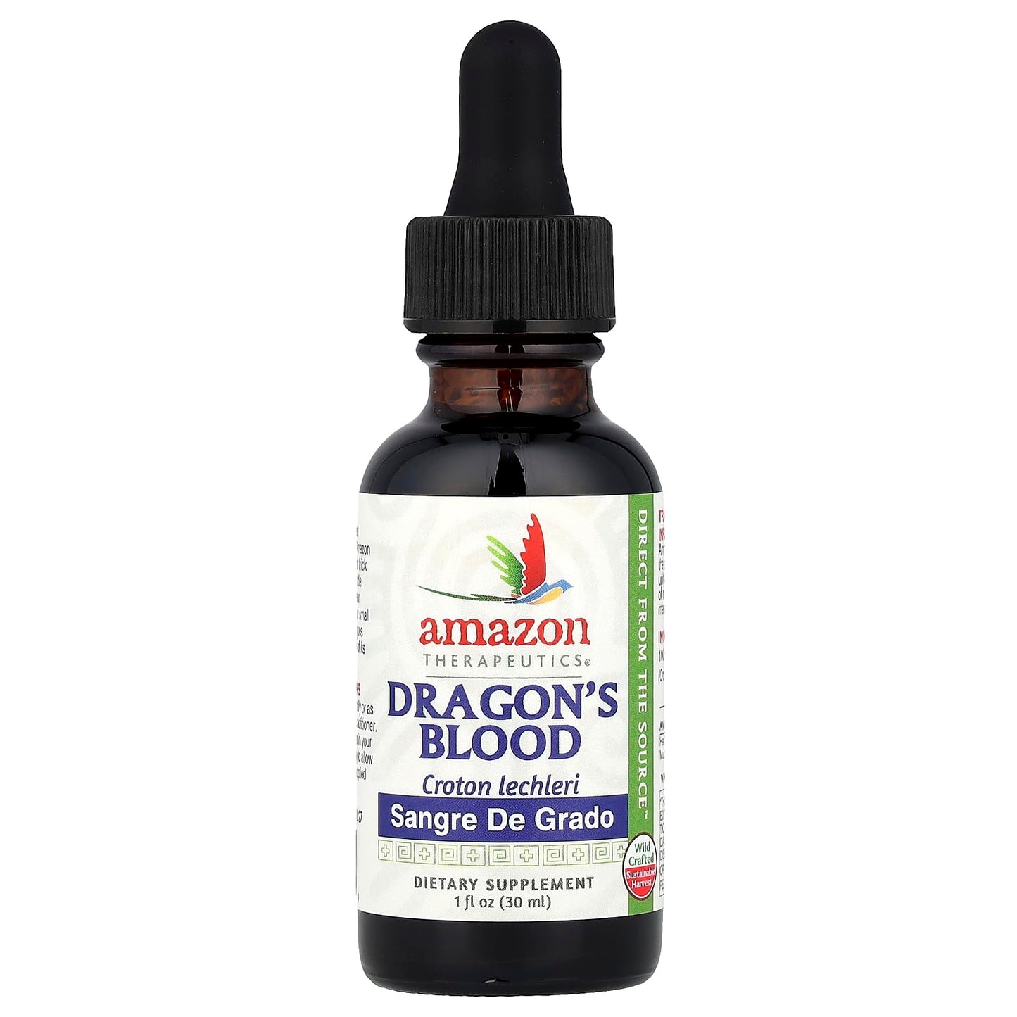 Sangre de Grado - Dragon's Blood (1oz) Wild Crafted - Gluten Free - Keto Friendly - Vegan Certified - Non-GMO - Certified Organic - All Natural