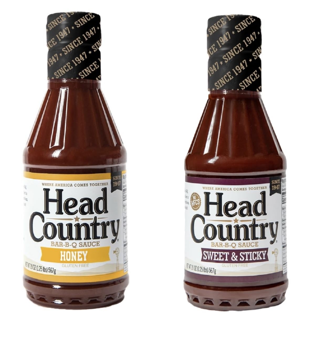 Head Country Bar-B-Q Sauce - 2 pack (Honey and Sweet & Sticky)