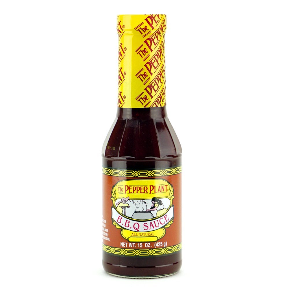 The Pepper Plant BBQ Sauce All Natural Barbecue Sauce 15 Ounce Bottle
