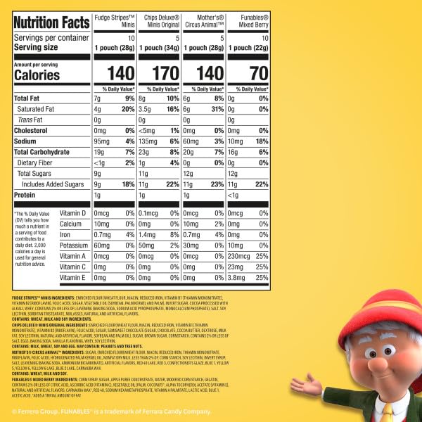 Keebler Variety Treats Snacks and Cookies Pack, 30 Count, 29oz
