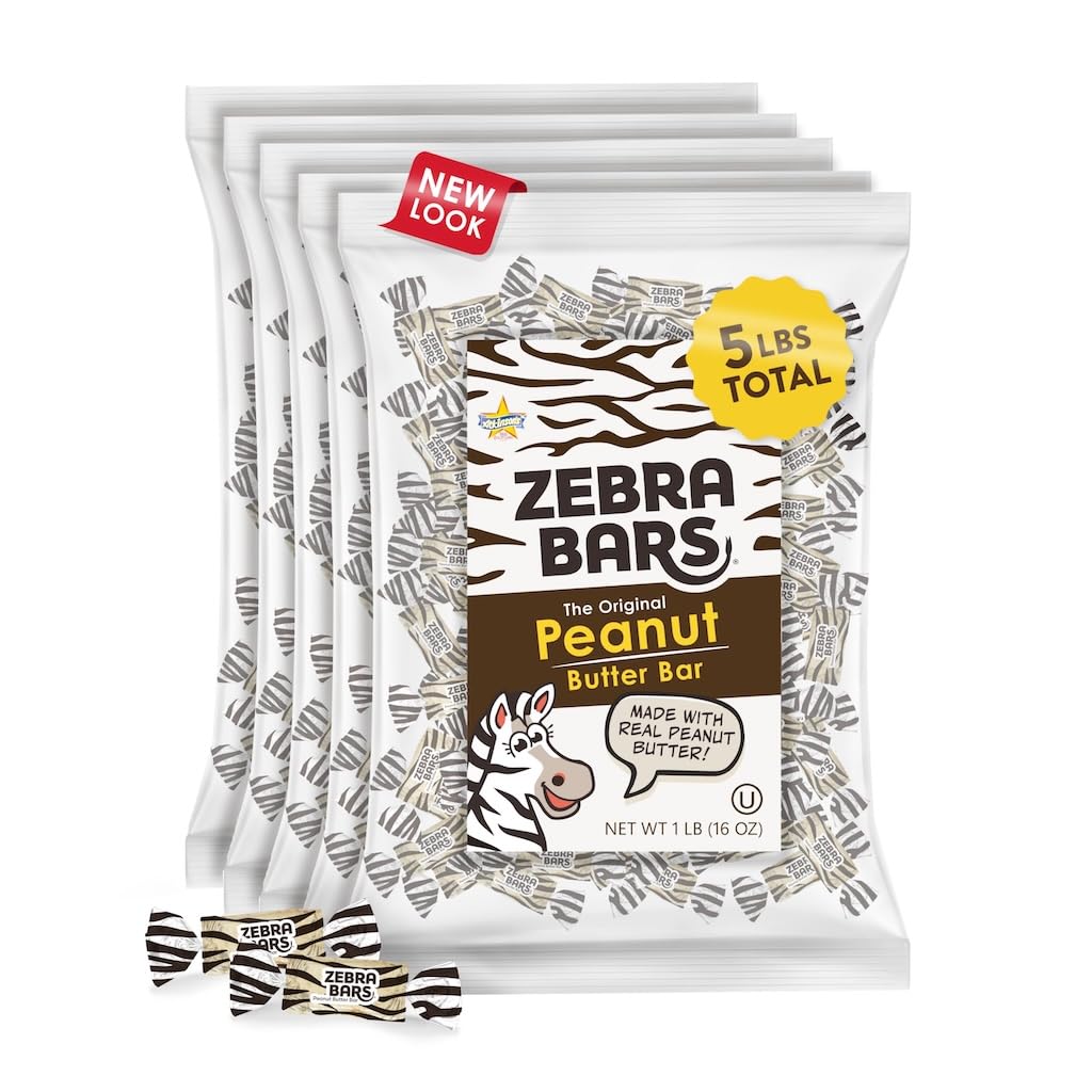 Atkinson's Peanut Butter Bars Crunchy Crispy Peanut Butter Candy 5 lb Bag