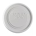 Eco-Products Recycled 12-32oz Food Bowl Recycled Lids, Case of 500, Dome Covers, Fits 12-32oz Round Paper Containers, Hot or Cold Foods, 100% Recycled