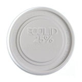 Eco-Products Recycled 12-32oz Food Bowl Recycled Lids, Case of 500, Dome Covers, Fits 12-32oz Round Paper Containers, Hot or Cold Foods, 100% Recycled