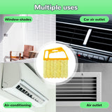 Blind Cleaner Tool, Detachable Window Blind Cleaner Duster Tool, 7 Fingers Dusting Cleaner Mini Blind Duster Brush for Blinds Air Conditioner Vents