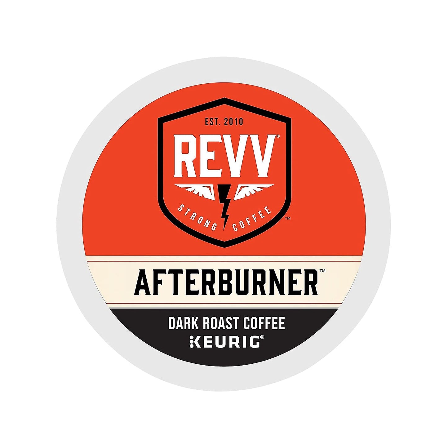 REVV Afterburner, Single-Serve Keurig K-Cup Pods, Dark Roast Coffee, 24 Count (Pack of 1)