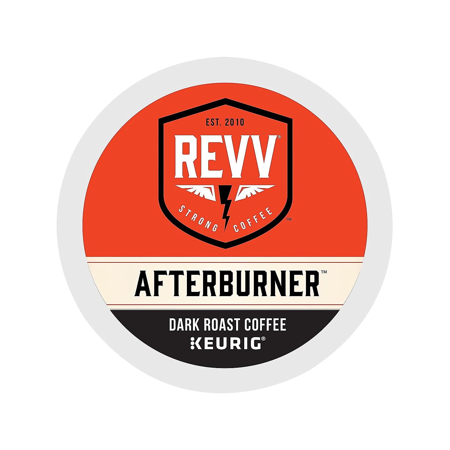 REVV Afterburner, Single-Serve Keurig K-Cup Pods, Dark Roast Coffee, 24 Count (Pack of 1)