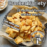 Bulk Crackers Variety Pack - Individually Wrapped Assortment of Crackers Snack Box for Adults and Kids - Shelf-Stable Office, School, Travel Snack