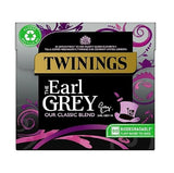 Twinings Earl Grey Tea Bags 80 Per Pack - Pack of 2