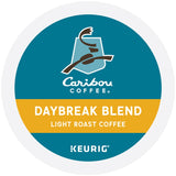 Caribou Coffee Daybreak Morning Blend, K-Cups for Keurig Brewers, 24 Count (Pack of 4)