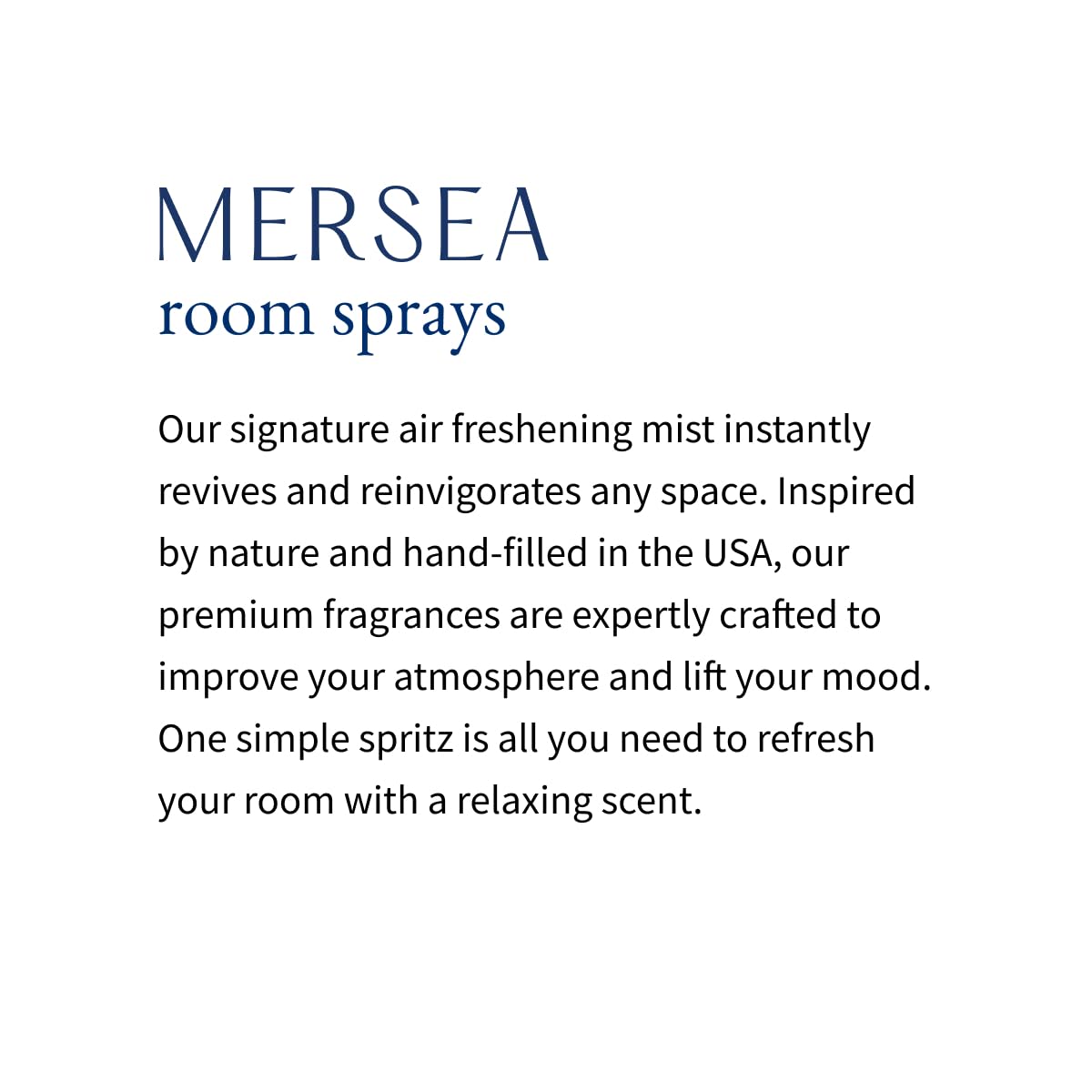 MERSEA Luxury Room Spray, Fresh Citron, 4 oz