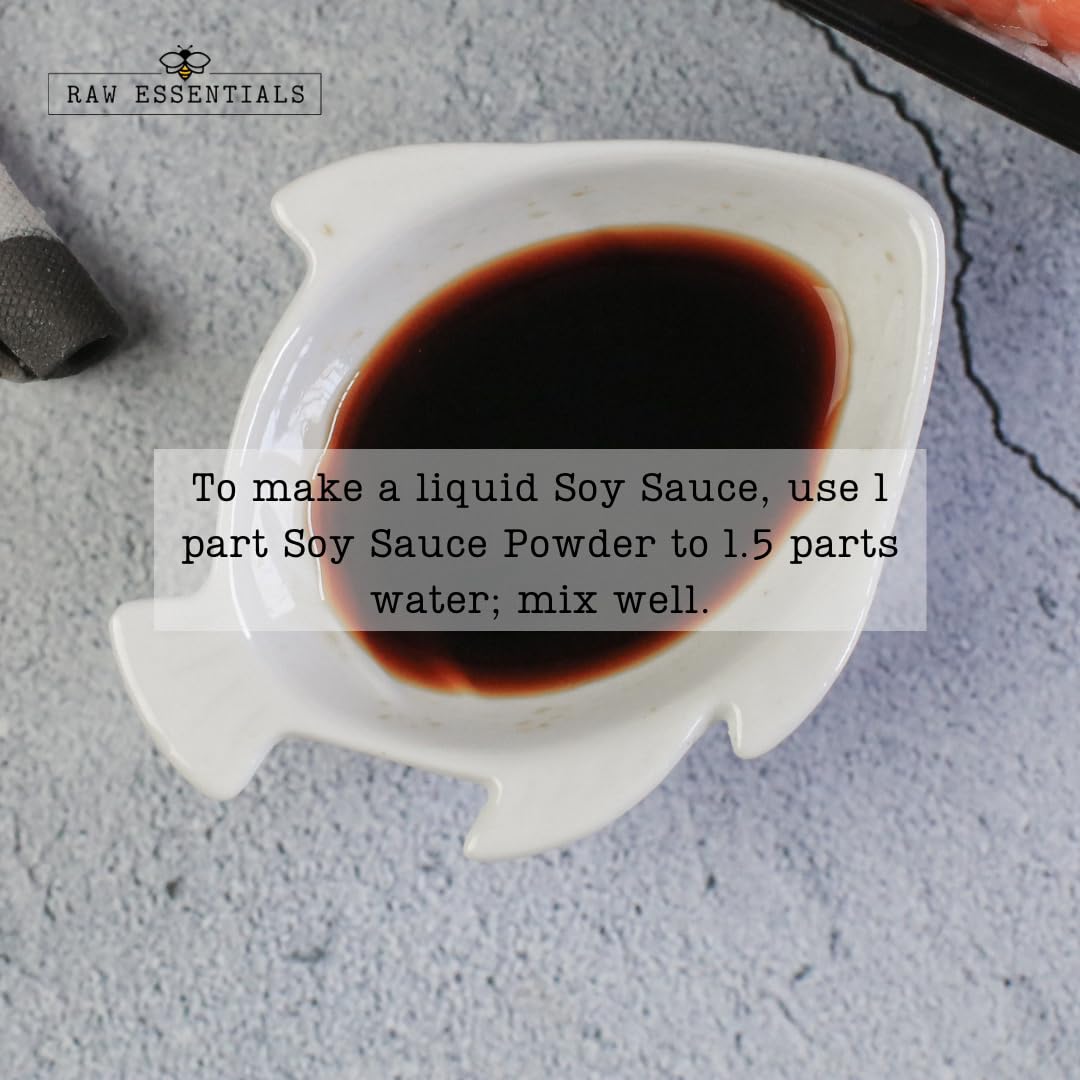 Raw Essentials Soy Sauce Powder, 8 oz Bottle