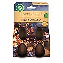Air Wick Essential Mist - Twin Refill Bonfire & Crisp Fall Air, 2 Refills