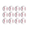 24 pc - Sport Theme Edible Sugar Cake Cupcake Cookie Toppers Decorations (Baseball)
