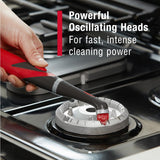 Rubbermaid Reveal Power Scrubber 5-Piece Kit, Cordless Electric Battery Powered Spin Scrub Brush, Water Resistant