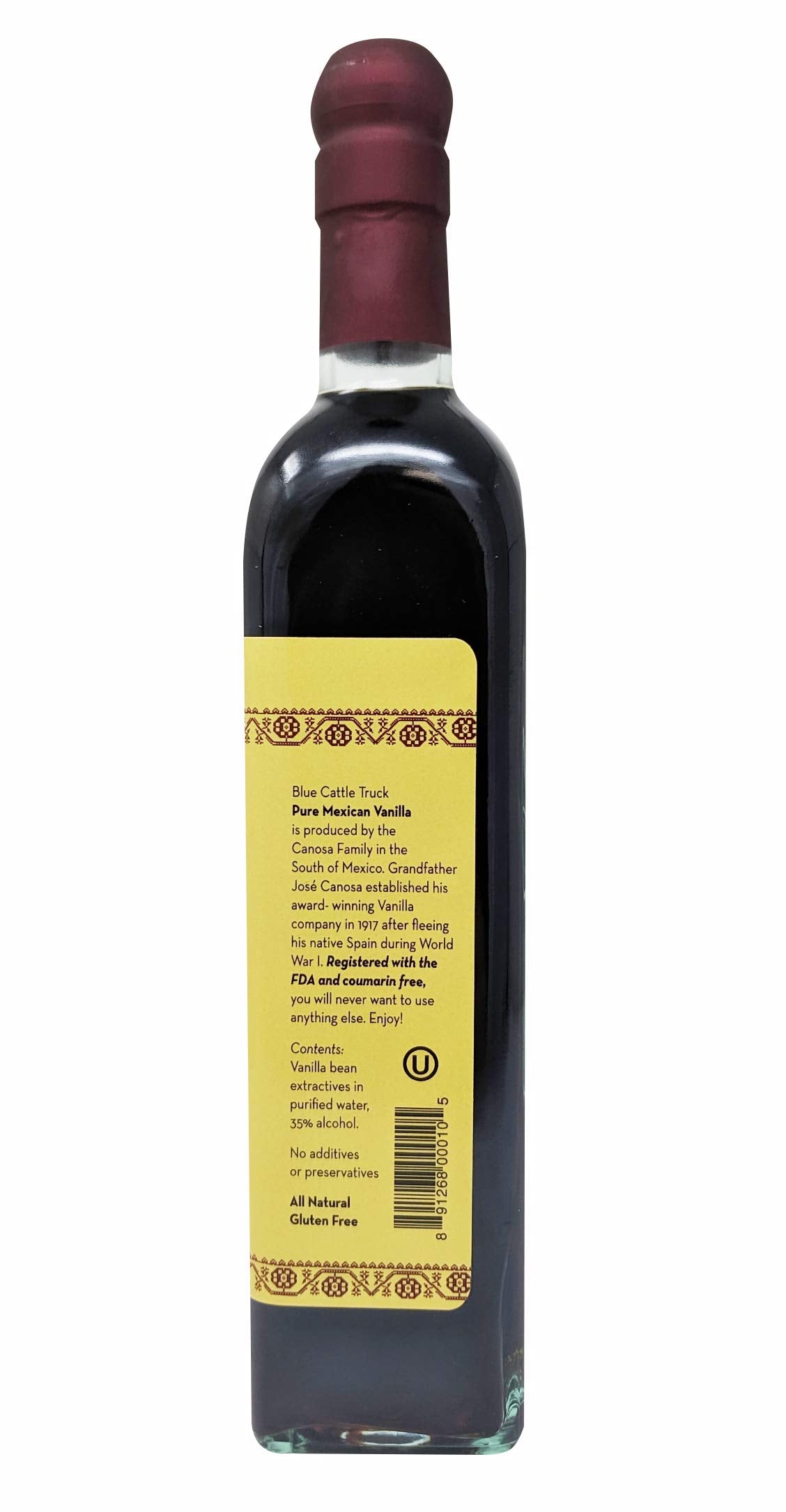 Blue Cattle Truck Trading Co. Pure Mexican Vanilla Extract Large 16.7 Ounce