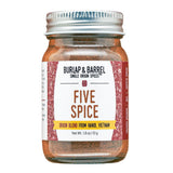 Burlap & Barrel Five Spice - Warm, Slightly Spicy, Aromatic Vietnamese Five Spice - As Seen on Shark Tank - 1.8oz Glass Jar