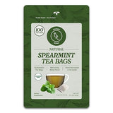 Gourmet Royale Spearmint Tea, 100 Count, Sustainable Tea Bags, Caffeine & Sugar Free, Resealable Pouch, Refreshing & Natural, Grown in Sri Lanka