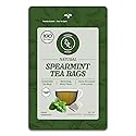Gourmet Royale Spearmint Tea, 100 Count, Sustainable Tea Bags, Caffeine & Sugar Free, Resealable Pouch, Refreshing & Natural, Grown in Sri Lanka