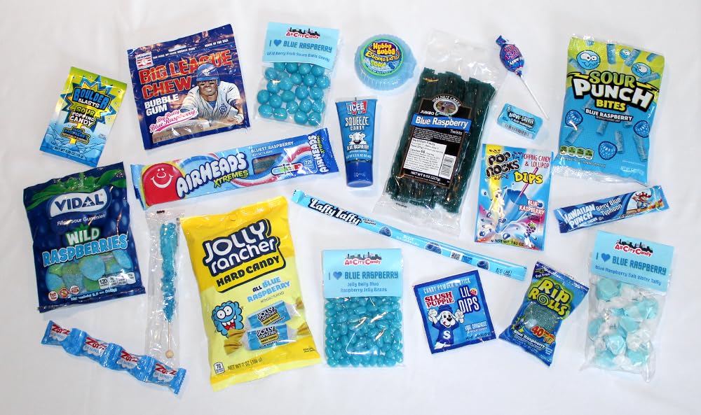 All City Candy- I Heart Blue Raspberry Candy Assortment Gift Box
