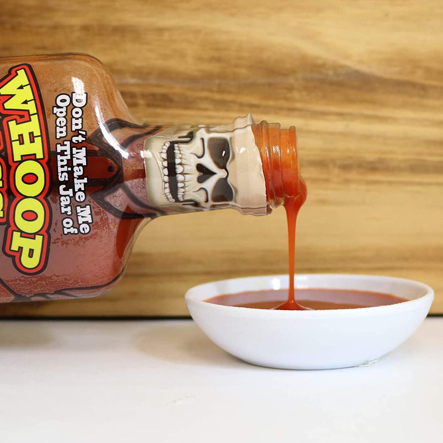 WHOOP ASS Cowboy Premium Ghost Pepper Hot Sauce - Try if you dare! - Perfect Gourmet Gift for the Hot Sauce Fan