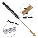 26 inch Clothes Dryer Lint Brush Vent Trap Cleaner Brush - Long Flexible Refrigerator Coil Soft Bristile Brush, Laundry Room and Washer Dryer