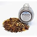 The Grindstone, Organic Caramelized Pear Tea, Fairtrade Certified, Loose leaf Tea, Caffeine Free, PET Snap-on Reusable Kilner Jars, Pack of 2