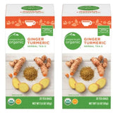 Simple Truth Organic Ginger Turmeric Herbal Tea 20 ct (Pack of 2)