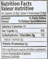 Pur Gum Cinnamon Gum, 80 Gram - 57 pieces per pack - 12 packs per case.