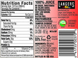 Langers Organic 100% Apple Juice, 10 Fl Oz (Pack of 12)