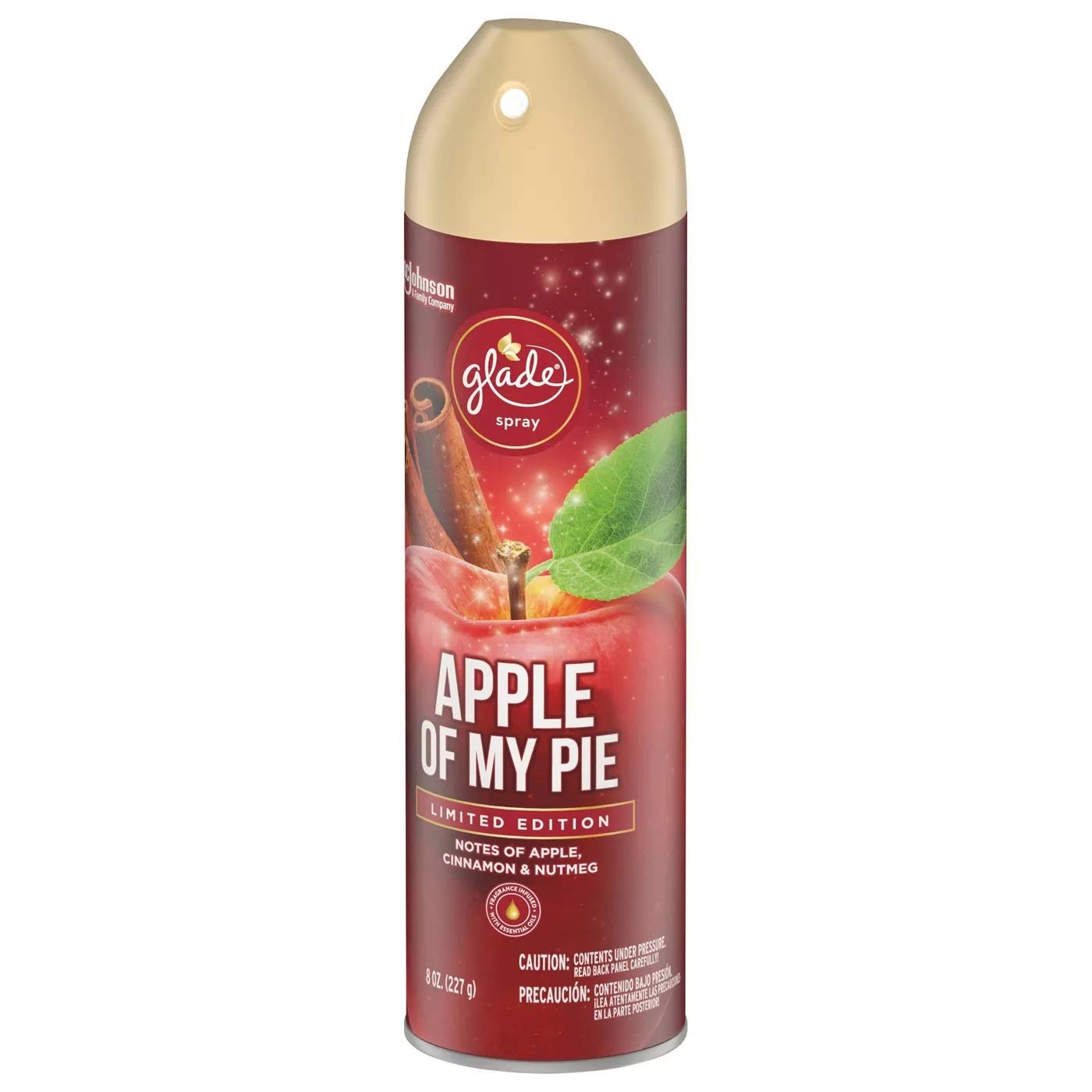 Glade Air Freshener Spray - Apple of My Pie - Net Wt. 8 OZ (227 g) Per Can - Pack of 6 Cans