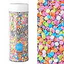 Sweets Indeed Rainbow Sprinkles, Edible Confetti Mix, Perfect for Cake Decorations, Baking, Ice Cream, Cookies, Cupcake Topper For Birthday, Dairy