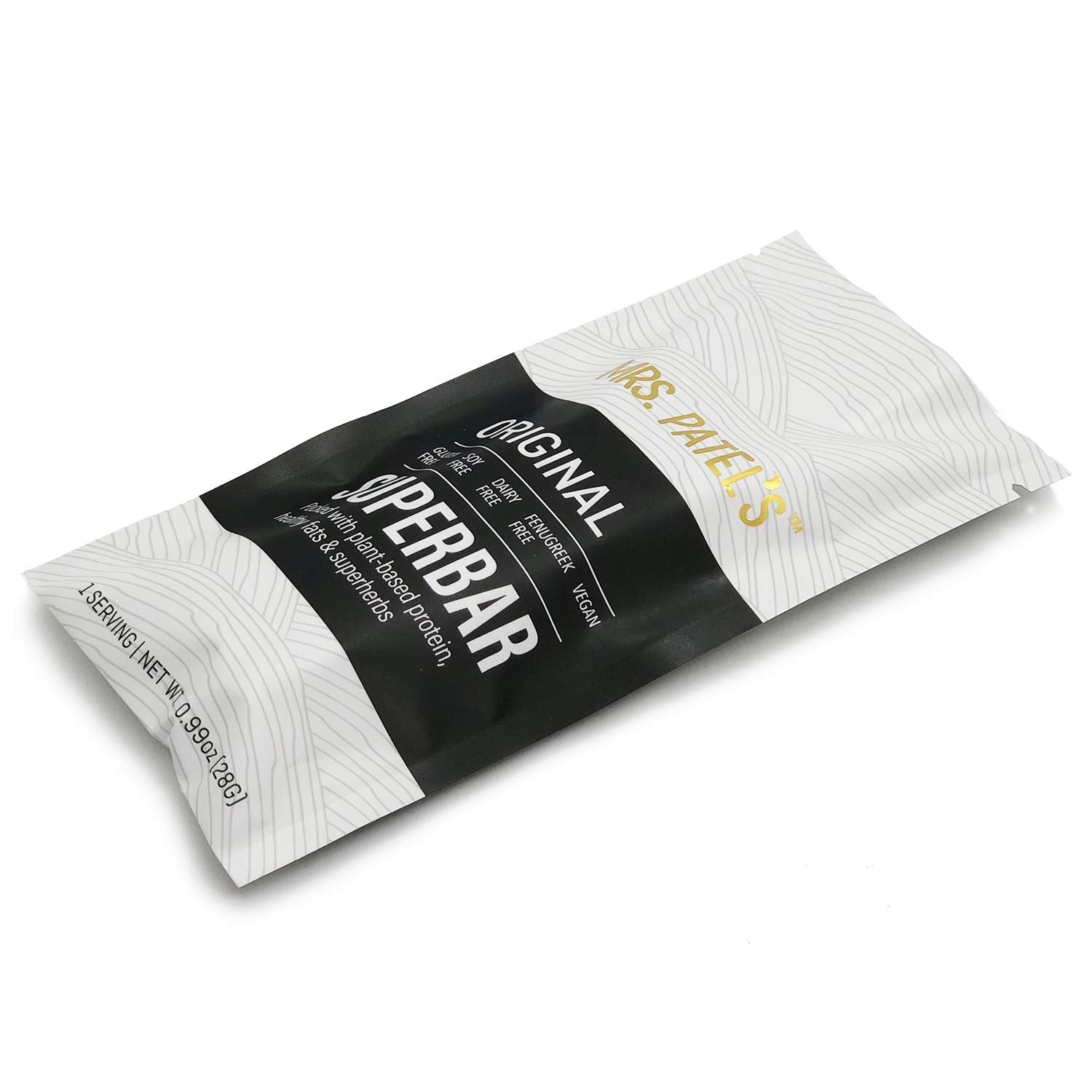 Mrs. Patel's Vegan Plant-Based Protein Bars, 3 Count, Original Flavor