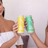 Melo Sparkling Kava Drink, Variety Pack, Non-Alcoholic, Sugar Free, Zero-Calorie Refreshing Beverage Assortment, 12 Pack, 12 oz Cans
