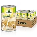 Frank’s Kraut Juice 14oz Cans (6 Pack) - Tangy Sauerkraut Juice from Naturally Fermented Cabbage | Gluten-Free, Vegan, Shelf-Stable | Great