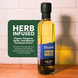 Benissimo Parmesan Garlic Herb Infused Oil, All Natural Gourmet Cooking Oil with Chef-Inspired Herbs, Ideal for Dipping, Marinades, Sautéing