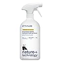ATTITUDE All Purpose Cleaner Spray, EWG Verified, Vegan, Made with 94% Plant-Based Ingredients, Streak-Free for Kitchen, Bathroom, Glass & More