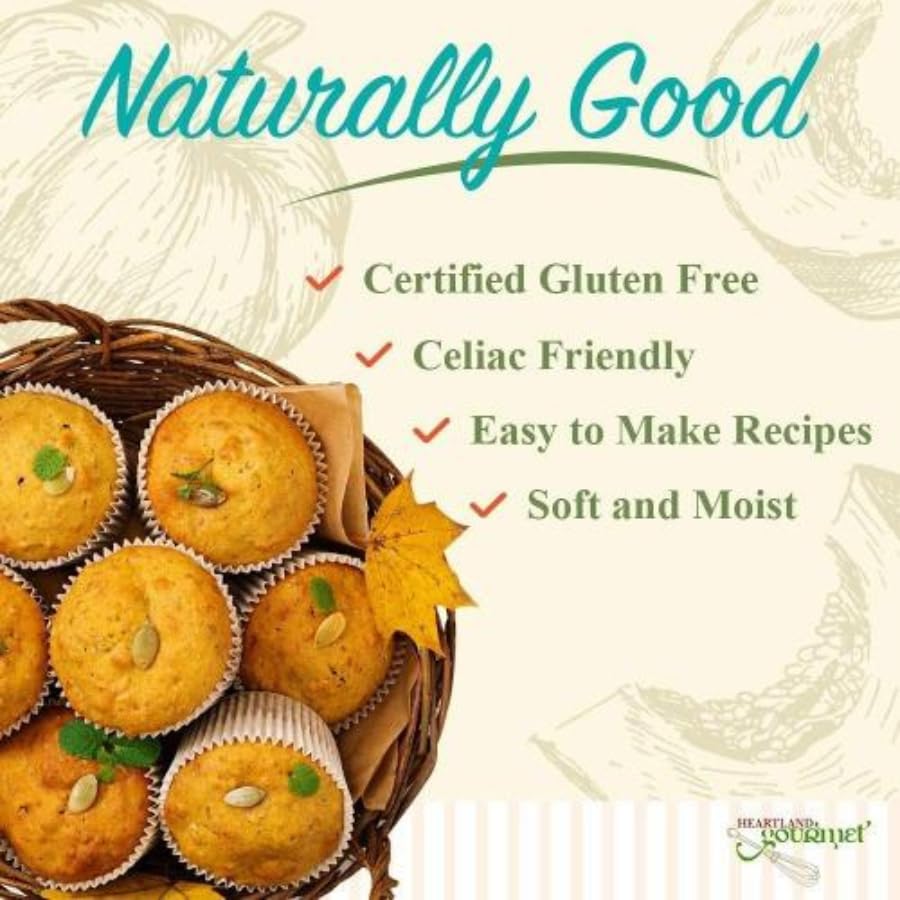 Gluten-Free Pumpkin Spice Bread Mix Pack | Certified Gluten-Free | Heartland Gourmet