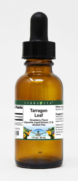 Tarragon Leaf Glycerite Liquid Extract (1:5) - Strawberry Flavored (1 oz, ZIN: 523103)