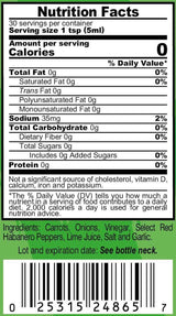 Marie Sharp’s Mild Habanero Pepper Sauce, 5 oz | Belizean Hot Sauce with a Gentle Kick | All-Natural Ingredients
