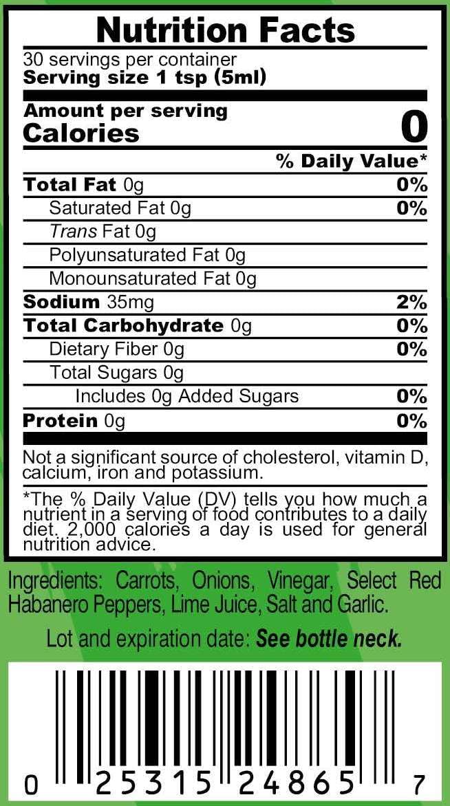 Marie Sharp’s Mild Habanero Pepper Sauce, 5 oz | Belizean Hot Sauce with a Gentle Kick | All-Natural Ingredients