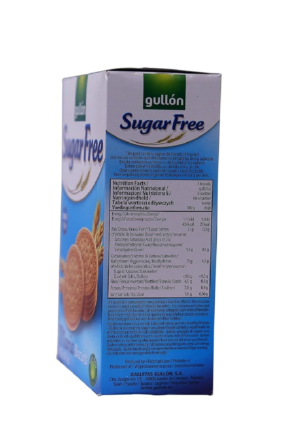Gullon Sugar Free Maria Cookies 14.1-Ounce